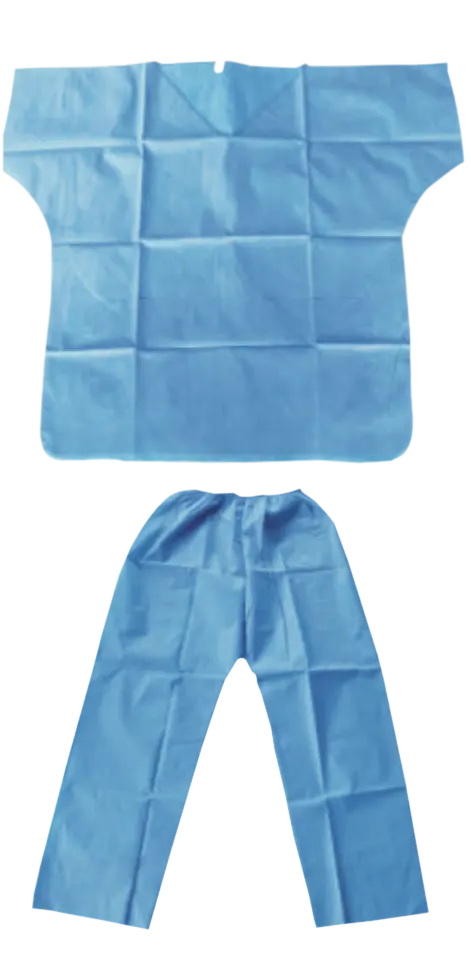 DISPOSABLE SCRUB SUITS